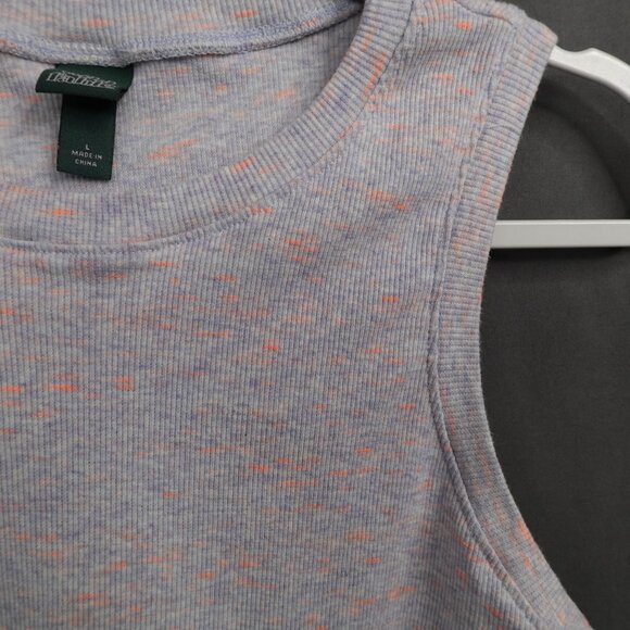 Wild Fable Womens Tank Top Large Blue Muscle Crop Open Back Clean Girl Basic - Picture 2 of 10